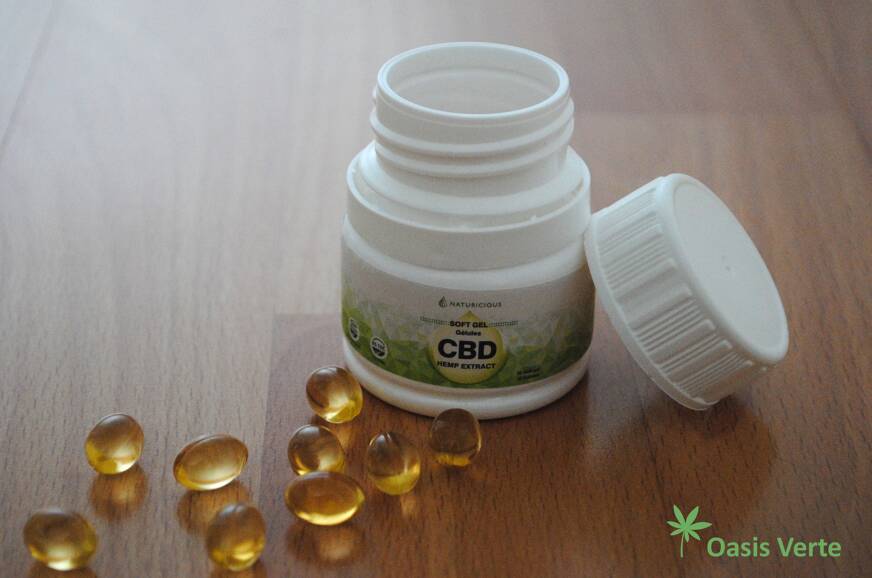 gelule cbd naturicious ouvert